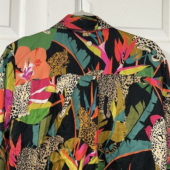 DX Collection Floral Print Button Down Shirt(Size Small) - Picture 8 of 8
